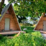 Luxury glamping pods